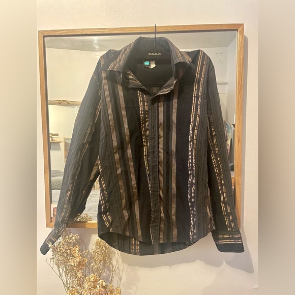 JUST CAVALLI ⛓️ Really cool vintage shirt 🖤💛 - Picture 5 of 6